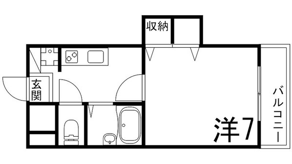 京口駅 徒歩5分 7階の物件間取画像